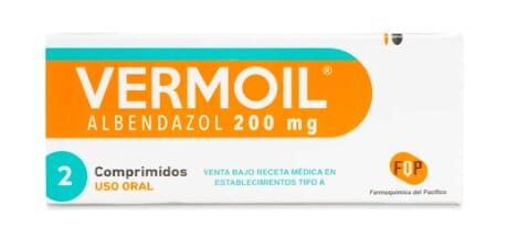 Vermoil 200 mg x 2 comprimidos FARMOQUIMICA